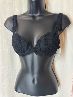 Vintage La Perla Black Lace Bra